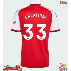 Arsenal Riccardo Calafiori #33 Replica Home Stadium Shirt 2026-27 Short Sleeve